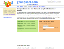 Tablet Screenshot of groupsort.com